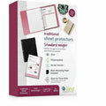 C-Line Sheet Protectors, Black, 8 1/2" Width x 11" Length, 1 Box, CLI00010