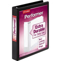 TOPS Cardinal Performer ClearVue Slant-D Ring Binder, Black, 8 1/2" Width x 11" Length, CRD17201