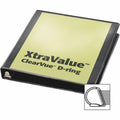 TOPS Cardinal Performer ClearVue Slant-D Ring Binder, Black, 8 1/2" Width x 11" Length, CRD17201