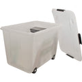 Advantus 15-gallon Rolling Storage Tub, Clear, AVT34009
