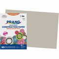 Dixon Ticonderoga Prang Construction Paper, Gray, 1 Pack, PAC8807