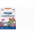 Dixon Ticonderoga Prang Construction Paper, Bright White, 1 Pack, PAC8707