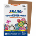 Dixon Ticonderoga Prang Construction Paper, Light Brown, 1 Pack, PAC6903