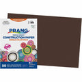 Dixon Ticonderoga Prang Construction Paper, Dark Brown, 1 Pack, PAC6807