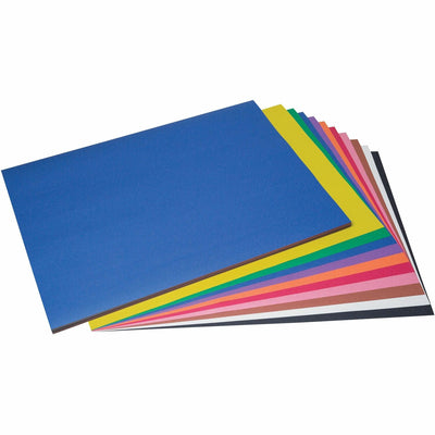 Dixon Ticonderoga Prang Construction Paper, Assorted, 1 Pack, PAC6517