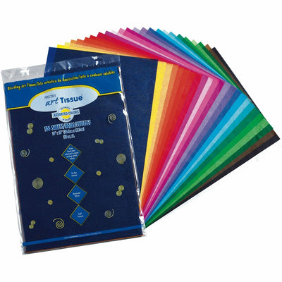 Dixon Ticonderoga Spectra Deluxe Bleeding Art Tissue, Assorted, 1 Pack, PAC59530