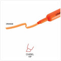 Universal Desk Highlighters, Fluorescent Orange Ink, Chisel Tip, Orange Barrel, Dozen, 1 Dozen, UNV08863