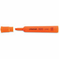 Universal Desk Highlighters, Fluorescent Orange Ink, Chisel Tip, Orange Barrel, Dozen, 1 Dozen, UNV08863