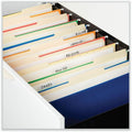 Universal 1/3 Tab Cut Letter Top Tab File Folder, 8 1/2" Width x 11" Length, 100 Box, UNV12121
