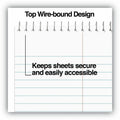 Universal Steno Pads, Gregg Rule, Red Cover, 80 White 6 x 9 Sheets, UNV96920