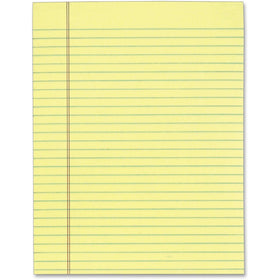 TOPS The Legal Pad - Letter, 8 1/2" x 11", 12 / Pack, TOP7522