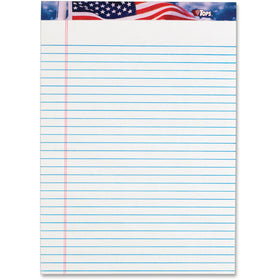 TOPS American Pride Legal Rule Writing Pad, 8 1/2" x 11 3/4", 1 Pack, TOP75140