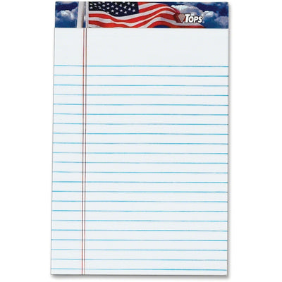 TOPS American Pride Writing Tablet, 5" x 8", 1 Dozen, TOP75101