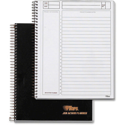 TOPS Journal Entry Notetaking Ruled Planner Pad, 6 3/4" x 8 1/2", TOP63827
