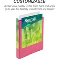 Samsill Earth's Choice Plant-based View Binders, Berry Pink, 8 1/2" Width x 11" Length, 2 / Pack, SAMU86376