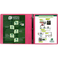 Samsill Earth's Choice Plant-based View Binders, Berry Pink, 8 1/2" Width x 11" Length, 2 / Pack, SAMU86376