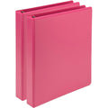 Samsill Earth's Choice Plant-based View Binders, Berry Pink, 8 1/2" Width x 11" Length, 2 / Pack, SAMU86376