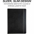 Samsill Professional Letter Pad Folio, Black, 8 1/2" Width x 11" Length, SAM71220