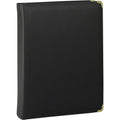 Samsill Classic 1.5 Inch Professional Binder with Zipper Closure - Black, 8 1/2" Width x 11" Length, SAM15250