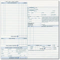 Dominion Blueline Rediform 4P489 Polypack Auto Repair Order Form, 50 Set, RED4P489