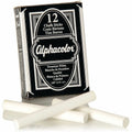 ACCO Quartet Alphacolor Premium Chalk Sticks, White, 12 / Box, QRT314005