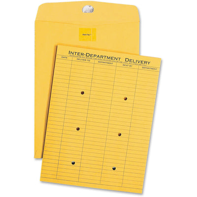 Quality Park 10 x 13 Inter-Departmental Envelopes with Resealable Closure, Light Brown, 100 / Box, QUA63664