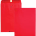 Quality Park 9 x 12 Clasp Envelopes with Deeply Gummed Flaps, Red, 10 / Pack, QUA38734