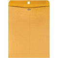 Quality Park Clasp Envelopes with Gummed Flap, Brown, 100 / Box, QUA37805