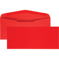 Quality Park No. 10 Bright Red Envelopes, 25 / Pack, QUA11134