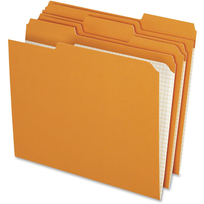 TOPS Pendaflex Reinforced Top Tab Colored File Folder, Orange, 8 1/2" Width x 11" Length, 100 / Box, PFXR15213ORA