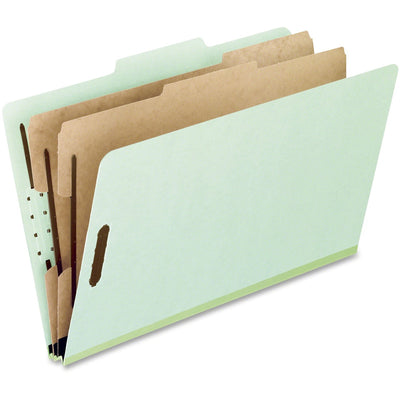 TOPS Pendaflex Pressboard Classification Folder, Light Green, 8 1/2" Width x 11" Length, 10 / Box — view 1