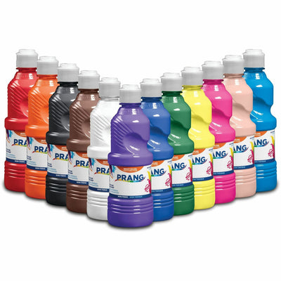 Dixon Ticonderoga Prang Liquid Tempera Paint, 12 / Set, DIX21696