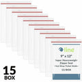 C-Line 82912 Vinyl File Pocket, Clear, 9" Width x 12" Length, 15 / Box, CLI82912