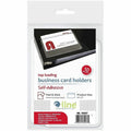 C-Line Self-adhesive Business Card Holders, Clear, 10 / Pack, CLI70257