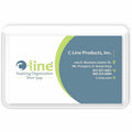 C-Line Self-adhesive Business Card Holders, Clear, 10 / Pack, CLI70257