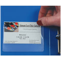 C-Line Self-adhesive Business Card Holders, Clear, 10 / Pack, CLI70257