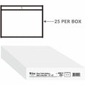 C-Line Side Load Stitched Shop Ticket Holders, Clear, 25 / Box, CLI49912