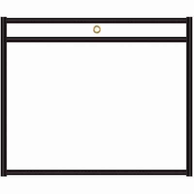 C-Line Side Load Stitched Shop Ticket Holders, Clear, 1 Box, CLI49911