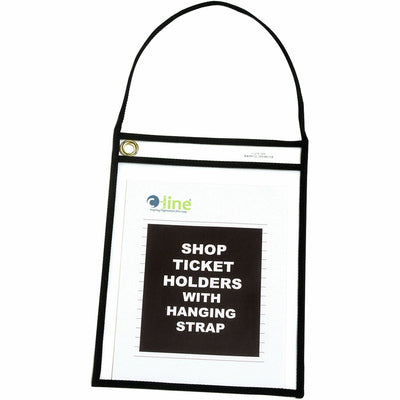 C-Line Vinyl File Pocket, Clear, 9" Width x 12" Length, 15 / Box, CLI41922
