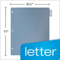 TOPS Cardinal Extra-tough Poly Dividers, Multicolor, 8.50" Width x 11" Length, 4 / Pack, CRD84018