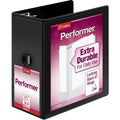 TOPS Cardinal Performer ClearVue 5" Slant-D Binder, Black, 8 1/2" Width x 11" Length, CRD17951