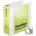 TOPS Cardinal Performer ClearVue Slant-D Ring Binder, White, 8 1/2" Width x 11" Length, CRD17810