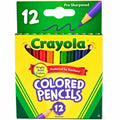 Crayola 12 Color Colored Pencils, 3.3 mm, 12 / Set, CYO684112