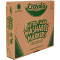 Crayola 10-Color Ultra-Clean Washable Marker Classpack, 1 Box, CYO588211