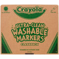Crayola 10-Color Ultra-Clean Washable Marker Classpack, 1 Box, CYO588211