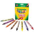 Crayola Jumbo Crayons, Assorted, 1 Box, CYO520389