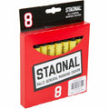 Crayola No. 2 Staonal Marking Wax Crayons, Black, 1 Box, CYO5200023051