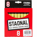 Crayola No. 2 Staonal Marking Wax Crayons, Black, 1 Box, CYO5200023051