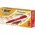 BIC SoftFeel Retractable Ball Pens, 1 Dozen, BICSCSM11RD