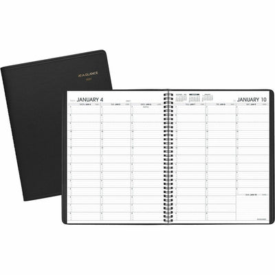 ACCO At-A-Glance Appointment Book Planner, Black, 8 1/4", AAG7095005